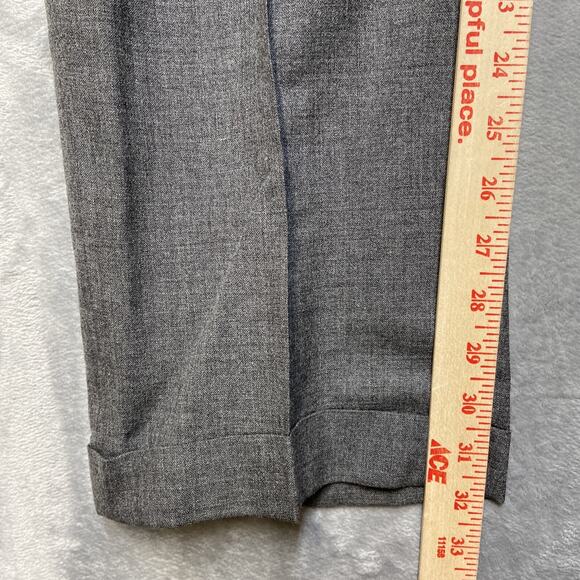 Vintage Tailors Row By Deansgate Worsted Wool Cuffed Pants Men’s Size 38x37 Gray - Picture 5 of 11